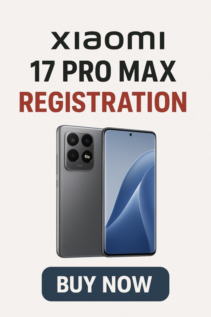 Xiaomi 17 Pro Max