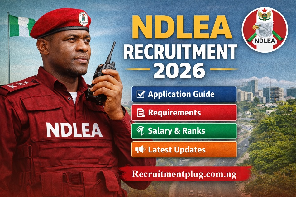 NDLEA recruitment 2026